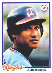 1978 Topps Baseball Cards      238     Juan Beniquez